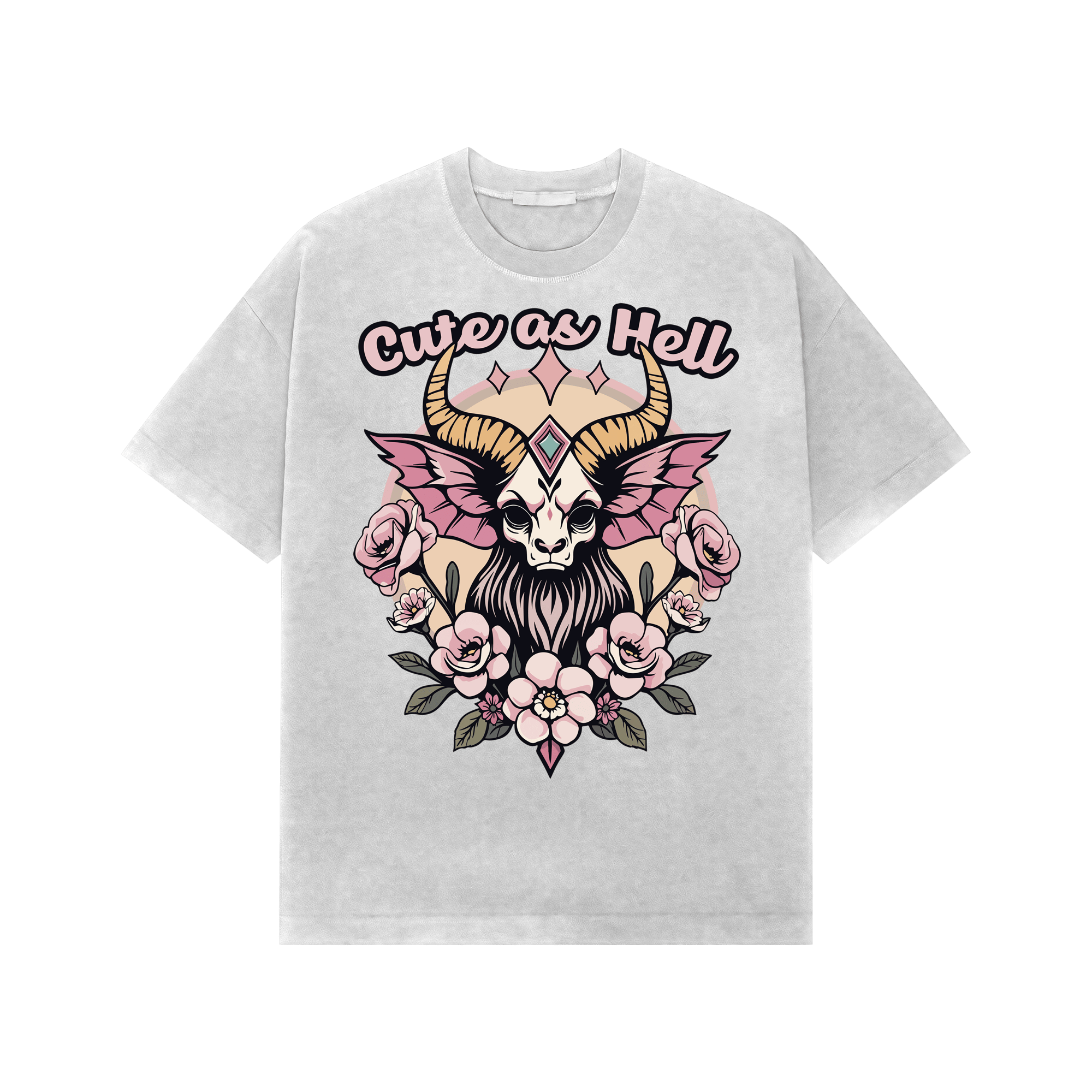 Camiseta Oversized - Cute As Hell