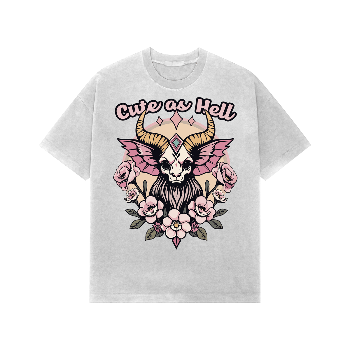 Nome do produto: Camiseta Oversized - Cute As Hell