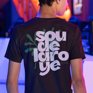 Nome do produto Camiseta Sou De Laroyê Preta - Arruda Purificadora