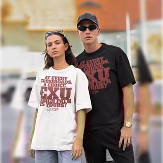 Nome do produto Camiseta Oversized - Escolha Seu Caminho