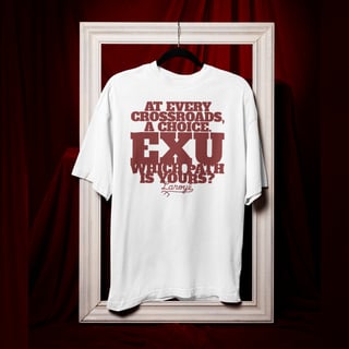 Nome do produto Camiseta Oversized - Escolha Seu Caminho