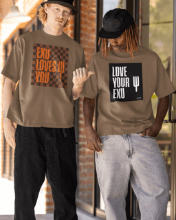 Nome do produto Camiseta Oversized - Exu Loves You Fine