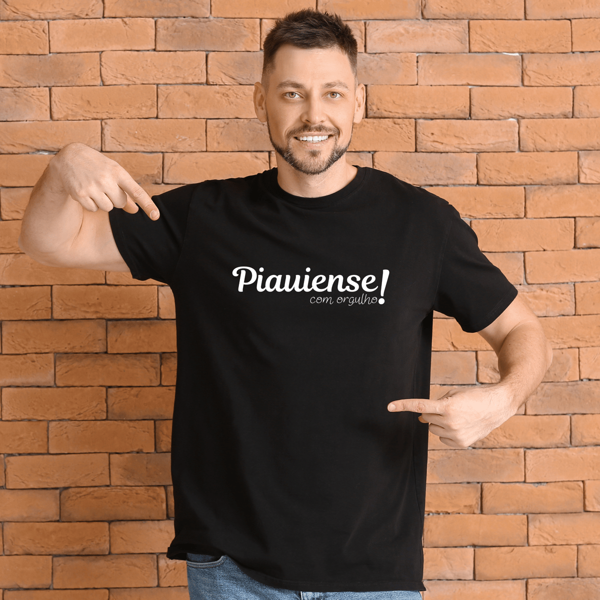 Nome do produto: Camiseta piauiense com orgulho!