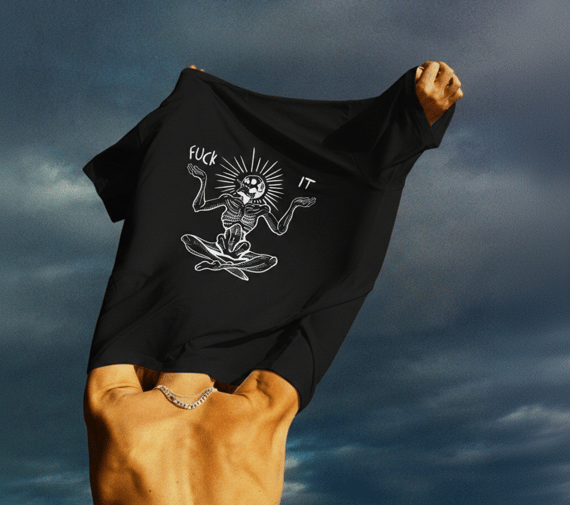 Camiseta Fuck it Halloween Edition ( Estampa Traseira)