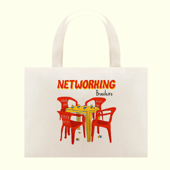 Ecobag Grande Networking Brasileiro 