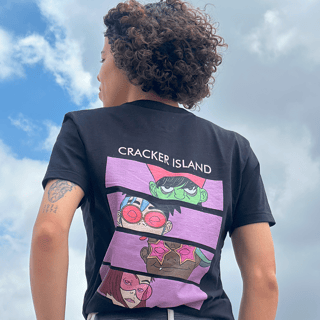 Nome do produtoCamiseta CRACKER ISLAND GORILLAZ preta