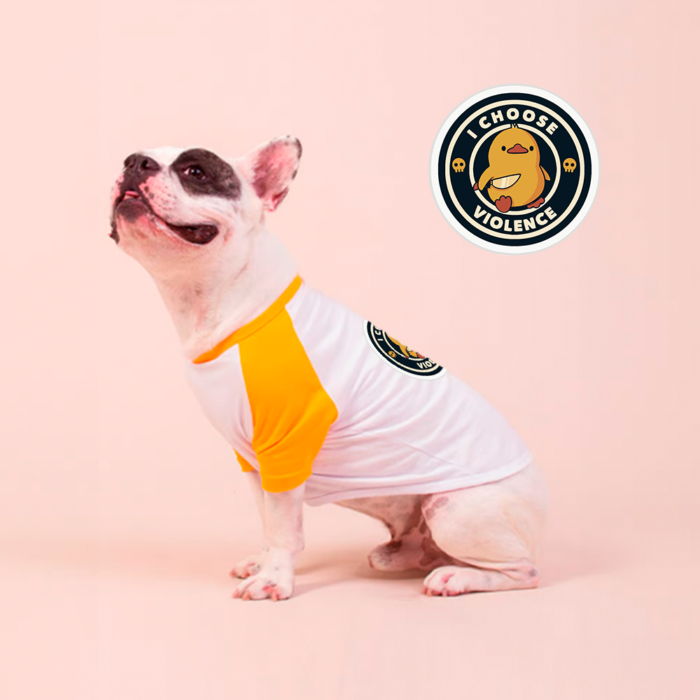 Nome do produto: Camisa Pet I choose violence