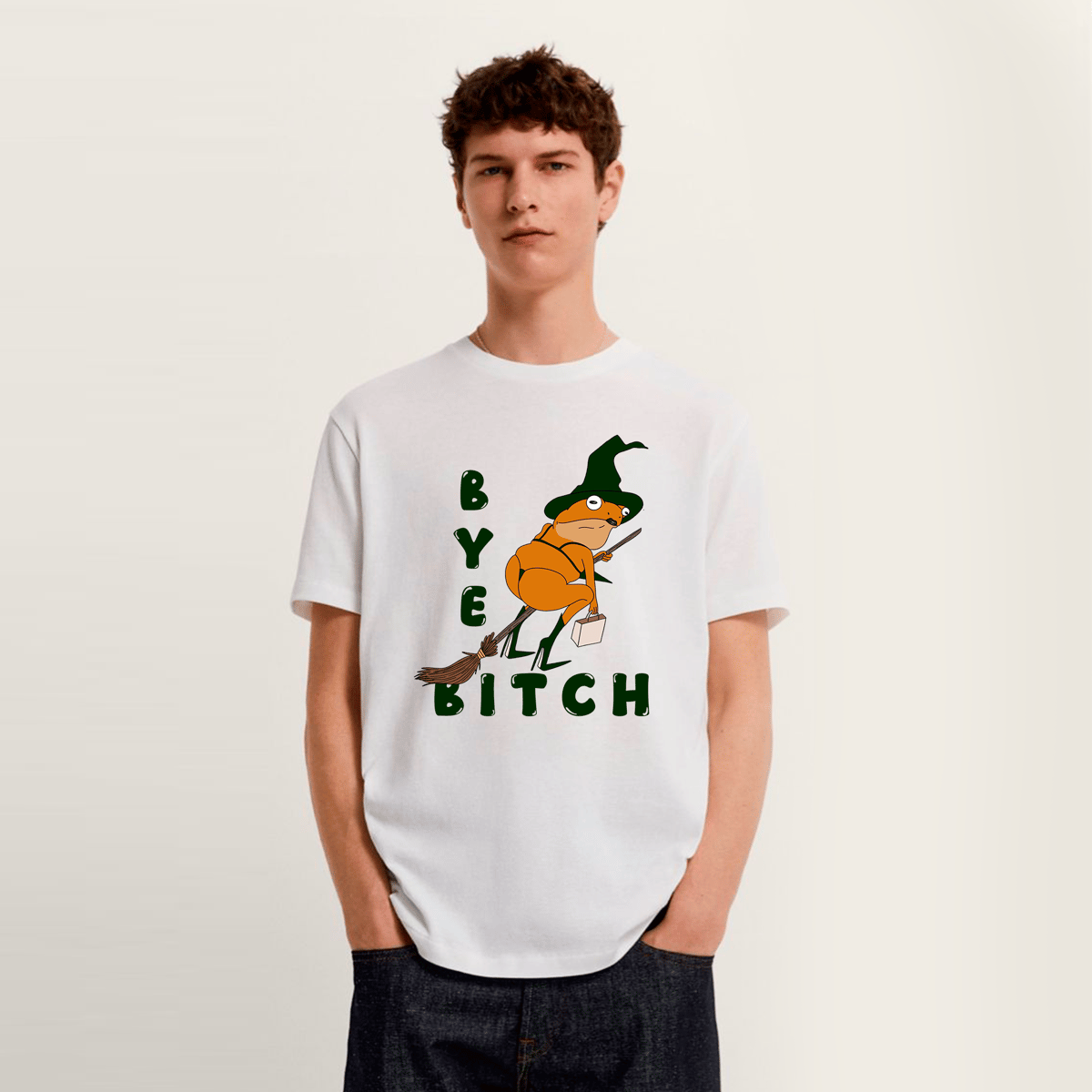 Nome do produto: Bye Bitch T-shirt (Front)