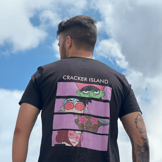 Nome do produtoCamiseta CRACKER ISLAND GORILLAZ preta