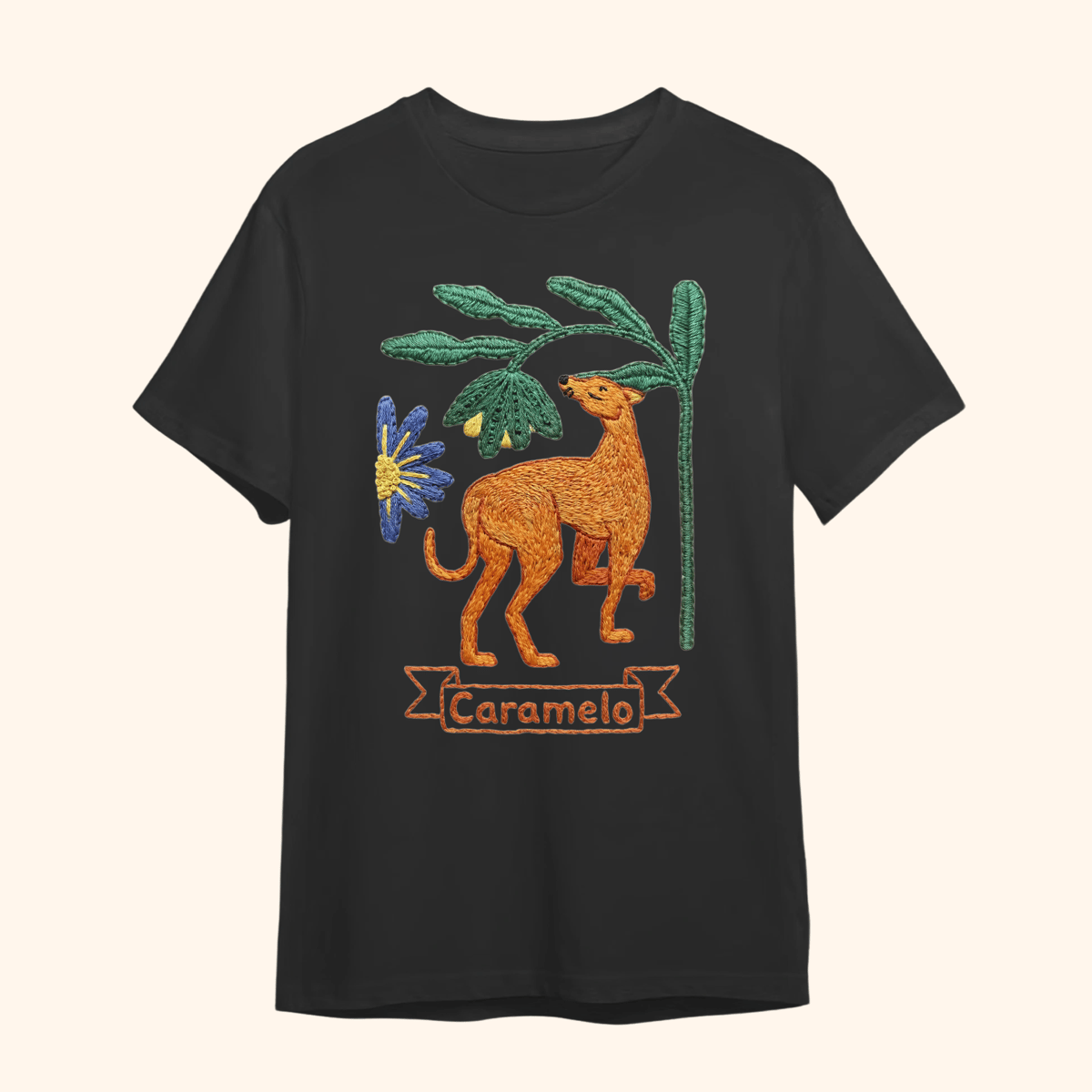 Nome do produto: Camiseta Caramelo