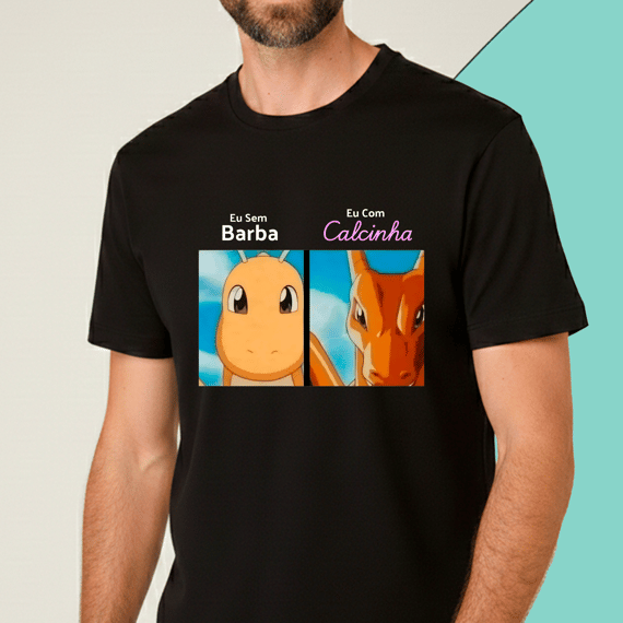 Camiseta Pokémon Calcinha