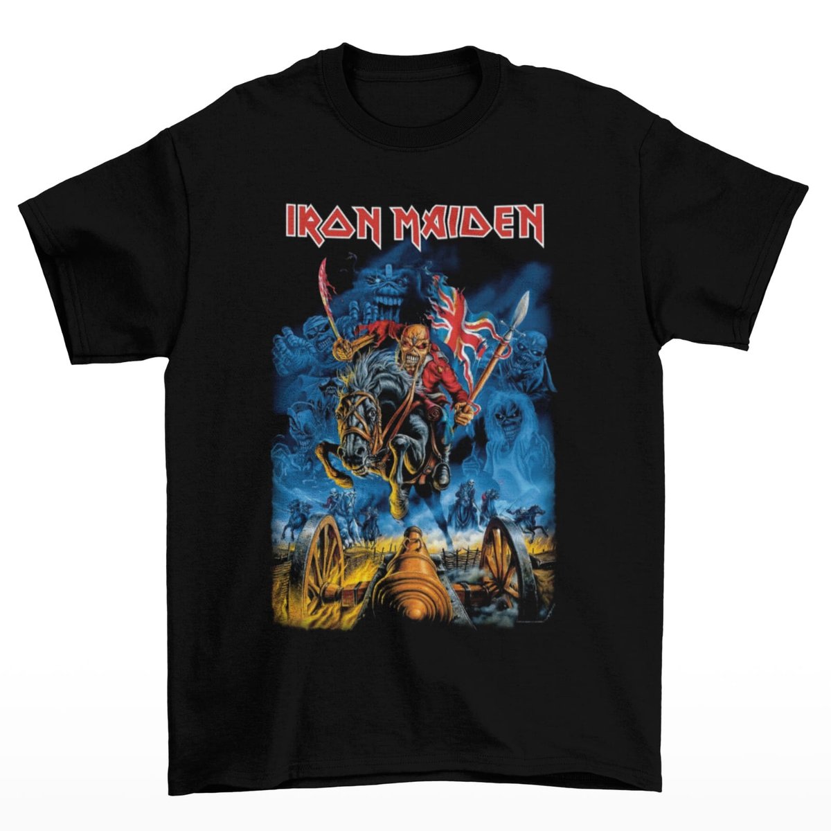 Nome do produto: T-shirt inspiration Iron Maiden unissex