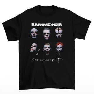 Nome do produto T-shirt inspiration Rammstein unissex