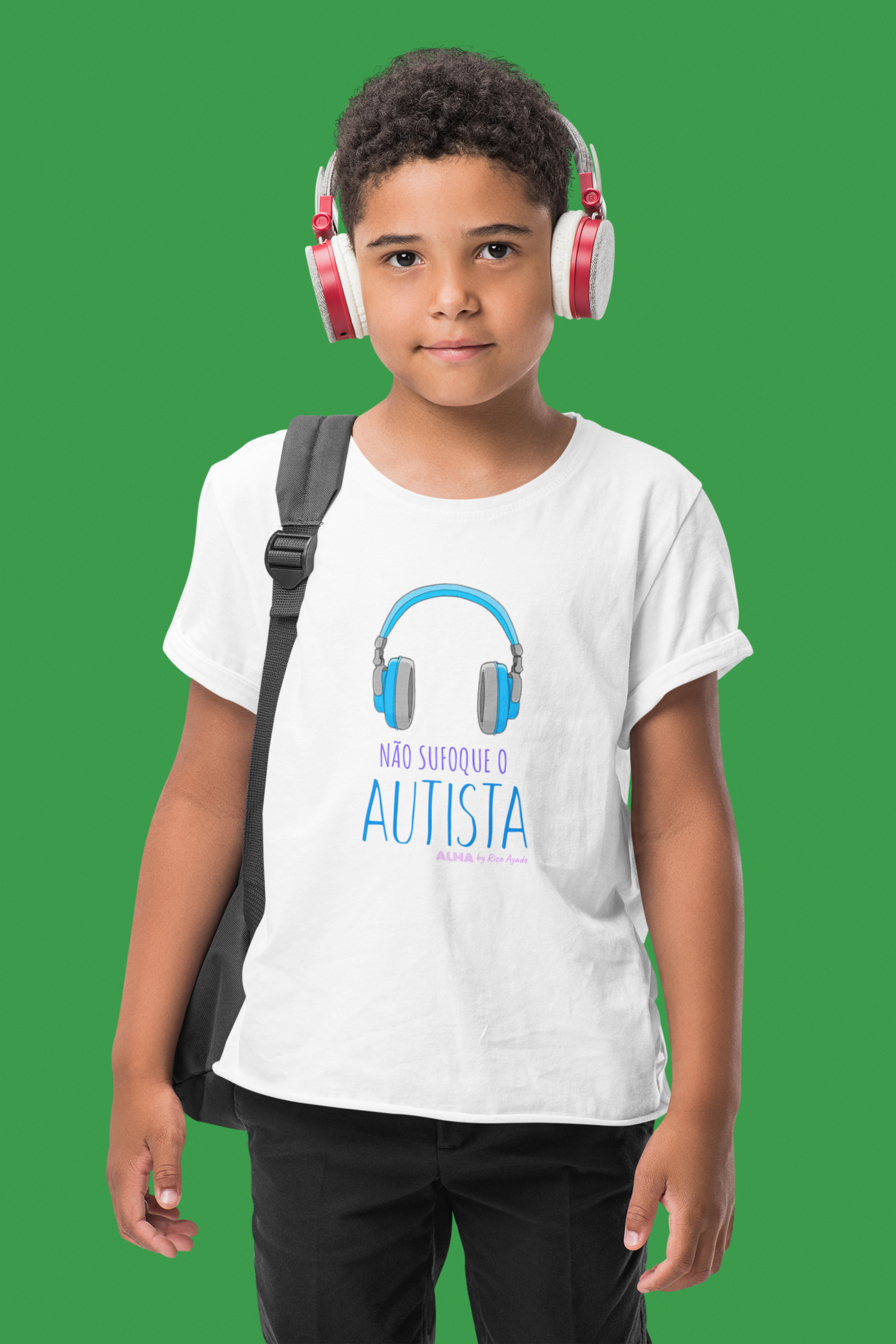 Camiseta Não Sufoque o Autista infantil (2 a 6 anos)