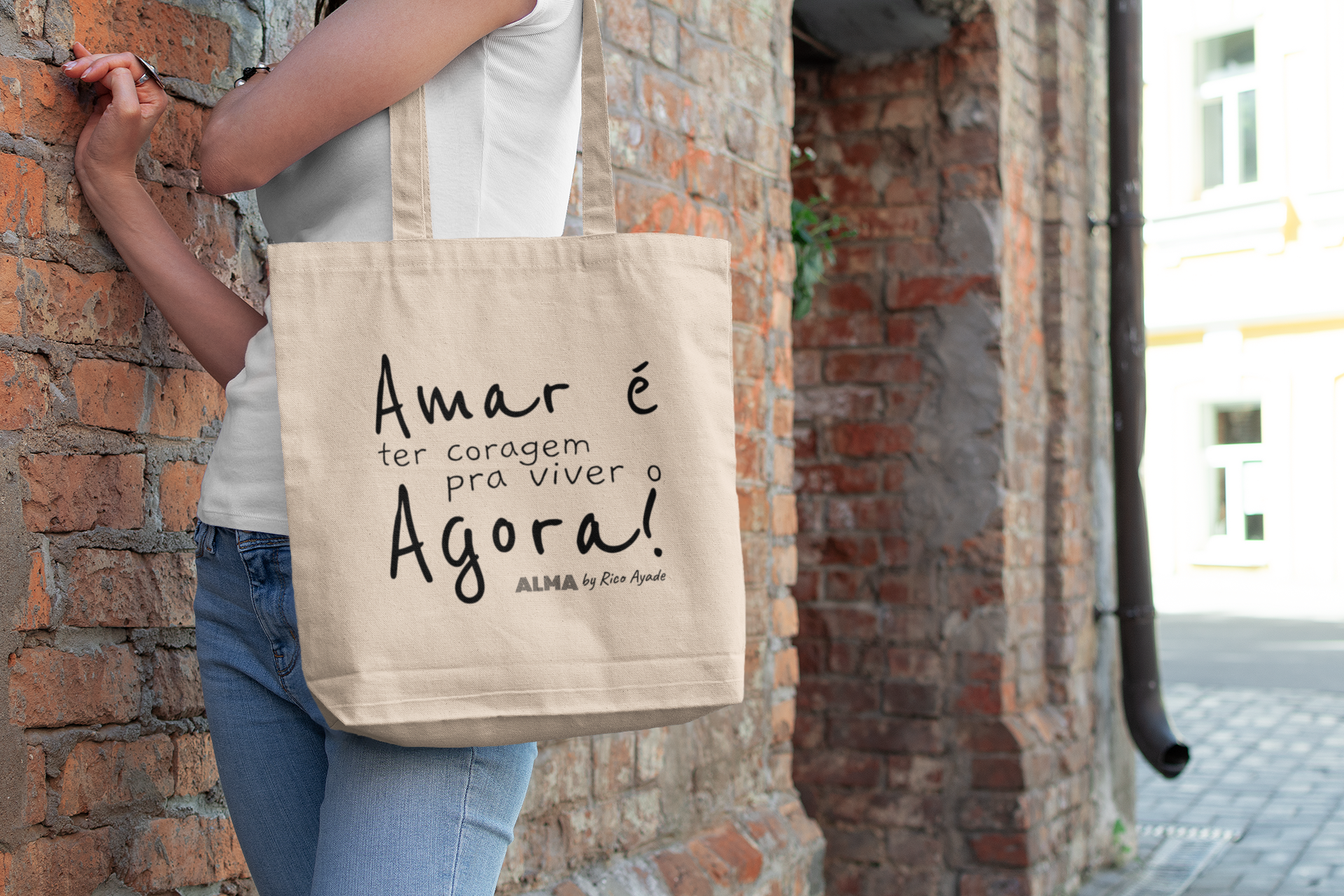 Ecobag Amar é Ter Coragem