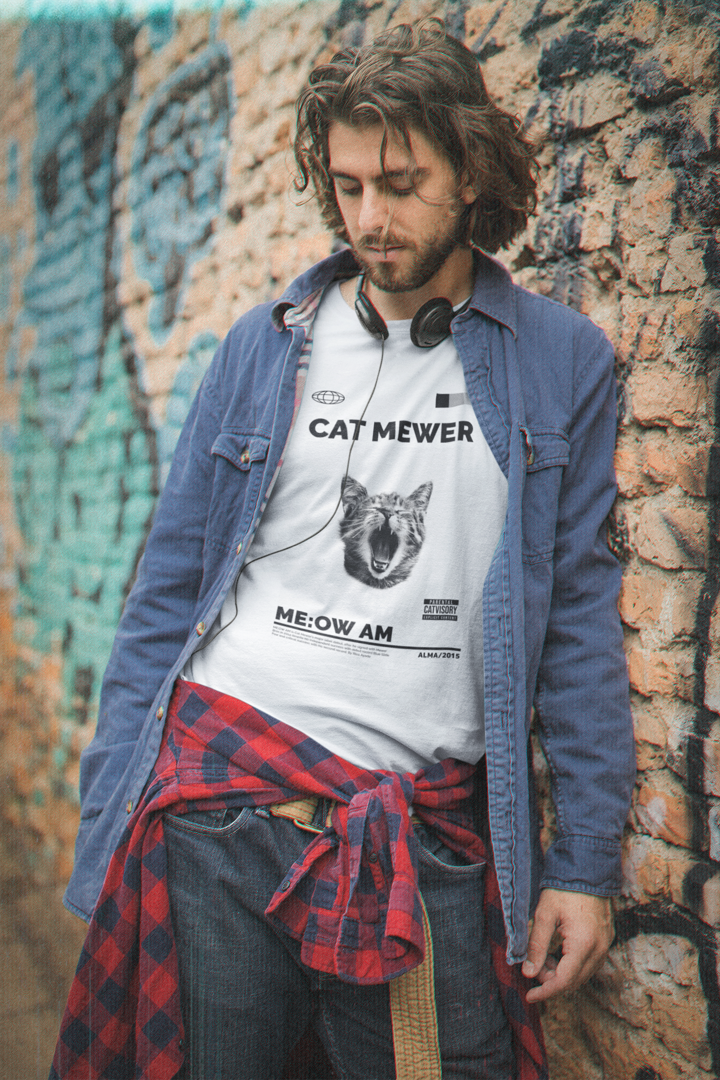 Camiseta Cat Mewer Prime