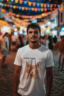 Nome do produto Camiseta David Pawie Prime Cor clara