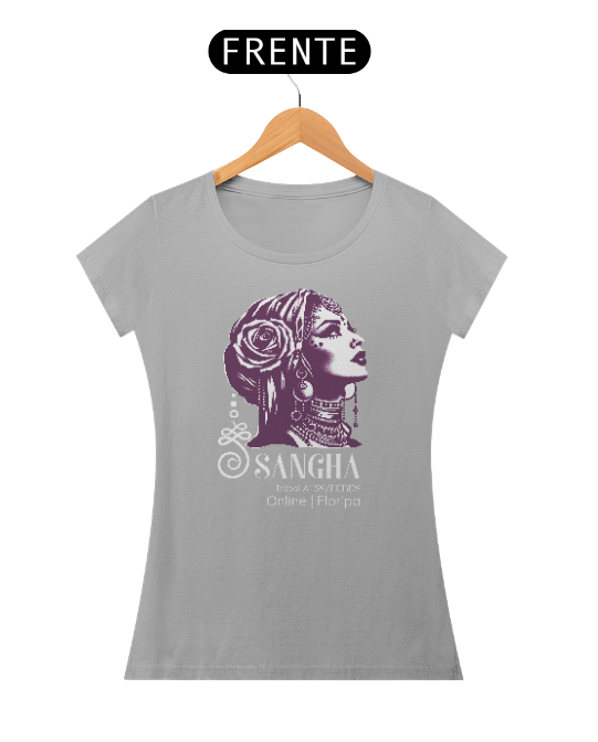 Nome do produto: SANGHA BABY LOOK CINZA