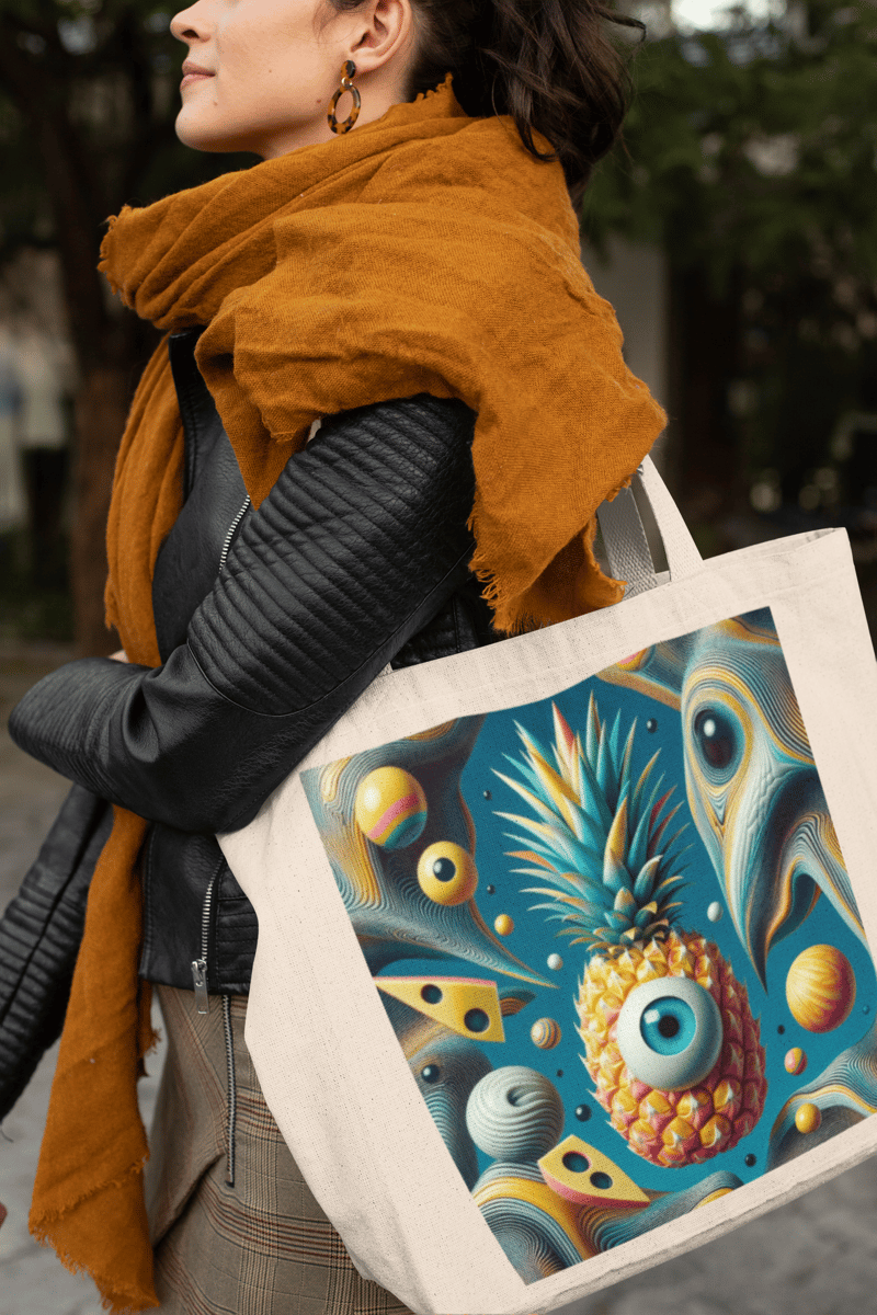 Nome do produto: ECO BAG Grande Abacaxi Ligado