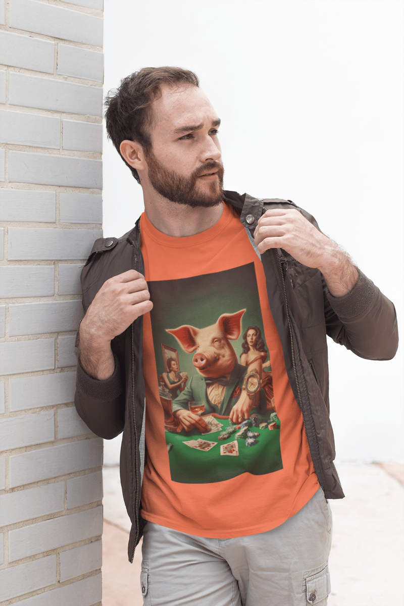 Nome do produto: T-shirt Prime linha - Mestre Porco Irônico