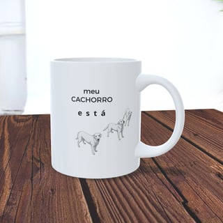 Nome do produto Caneca três Cachorros