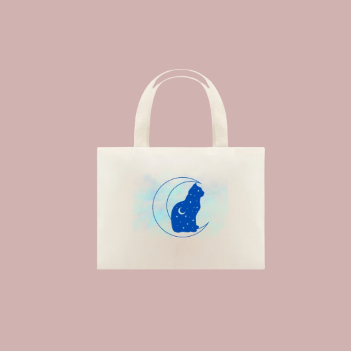 Nome do produto: Eco Bag Gato Azul