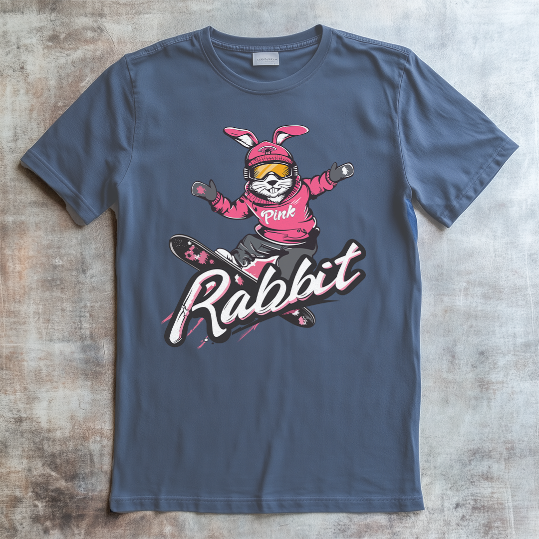 Nome do produto: Pink Rabbit | Snowboarder | Estonada