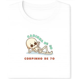 Nome do produto Camiseta na Flor da Idade - Plus Size