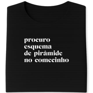 Nome do produto Camiseta Pirâmide Plus Size