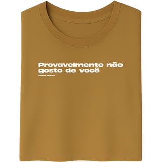 Nome do produto Camiseta Na Sinceridade Unissex