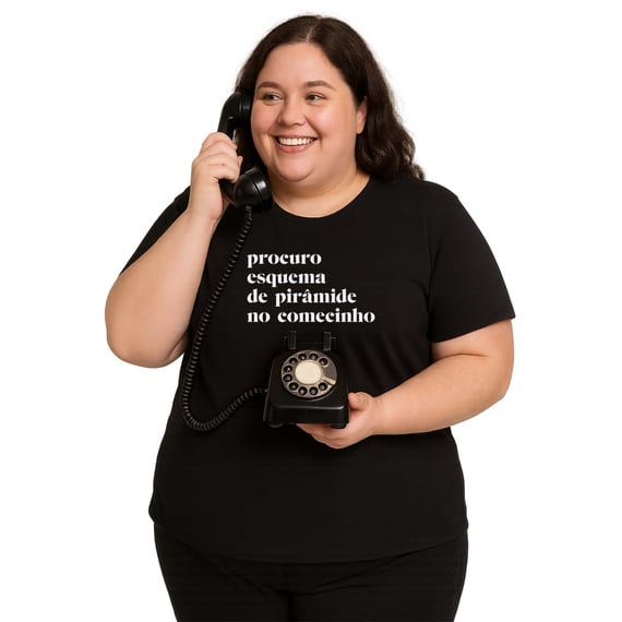 Camiseta Pirâmide Plus Size