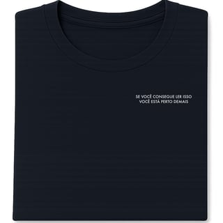 Nome do produto Camiseta Afaste-se - Plus Size