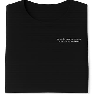 Nome do produto Camiseta Afaste-se - Plus Size