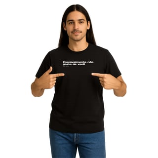 Nome do produto Camiseta Na Sinceridade Unissex