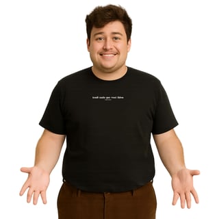 Nome do produto Camiseta Tendi Nada Unissex - Plus Size