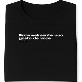 Nome do produto Camiseta Na Sinceridade Unissex - Plus Size