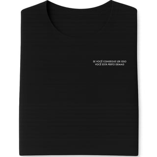 Nome do produto Camiseta Afaste-se