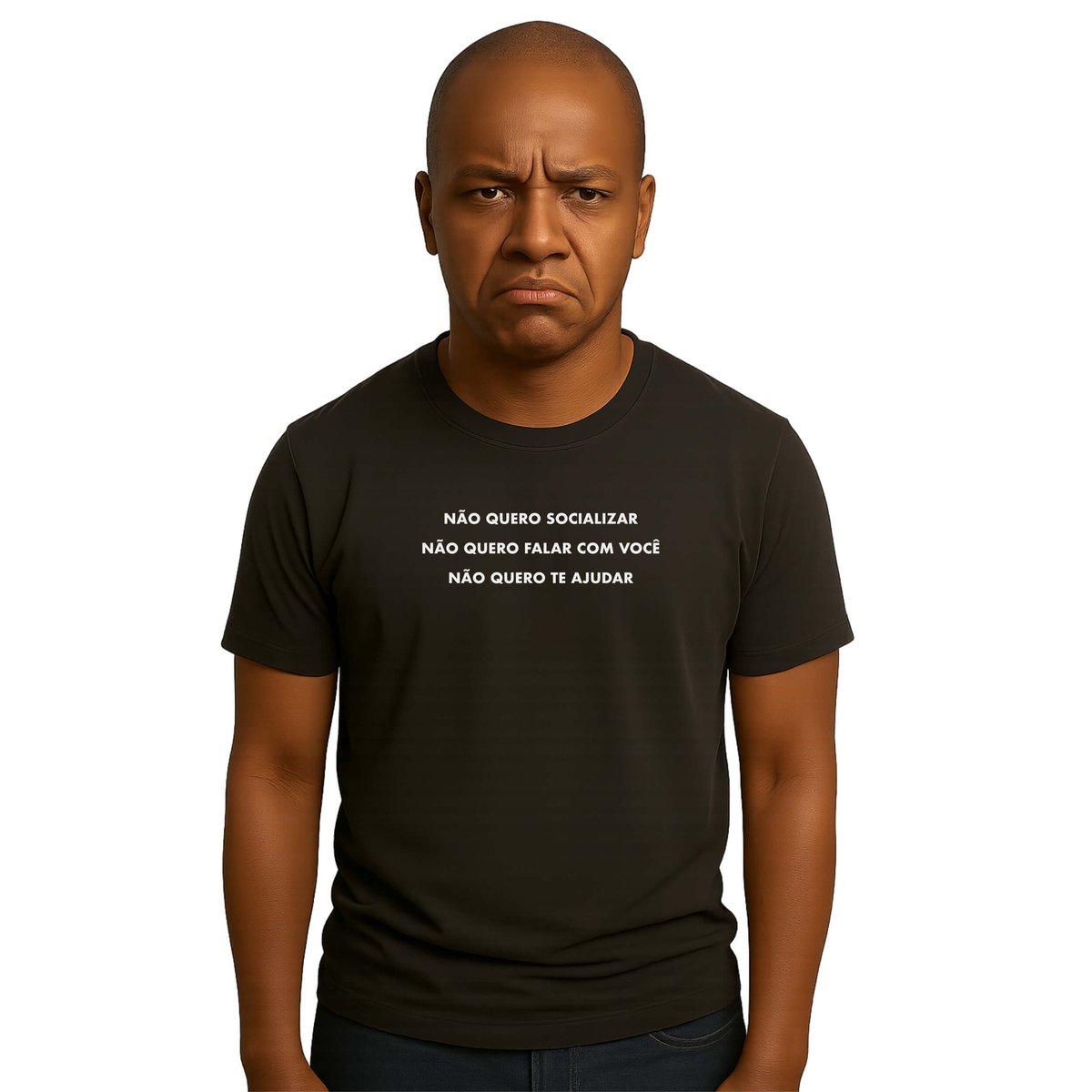 Nome do produto: Camiseta Não Fala Comigo