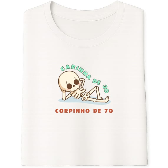 Camiseta na Flor da Idade