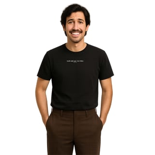 Nome do produto Camiseta Tendi Nada Unissex