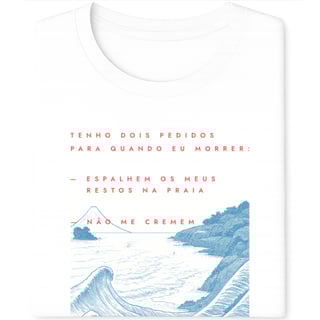 Nome do produto Camiseta Últimos Desejos - Plus Size