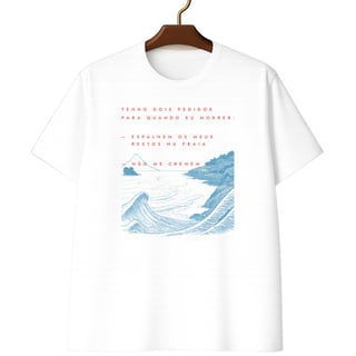 Nome do produto Camiseta Últimos Desejos - Plus Size