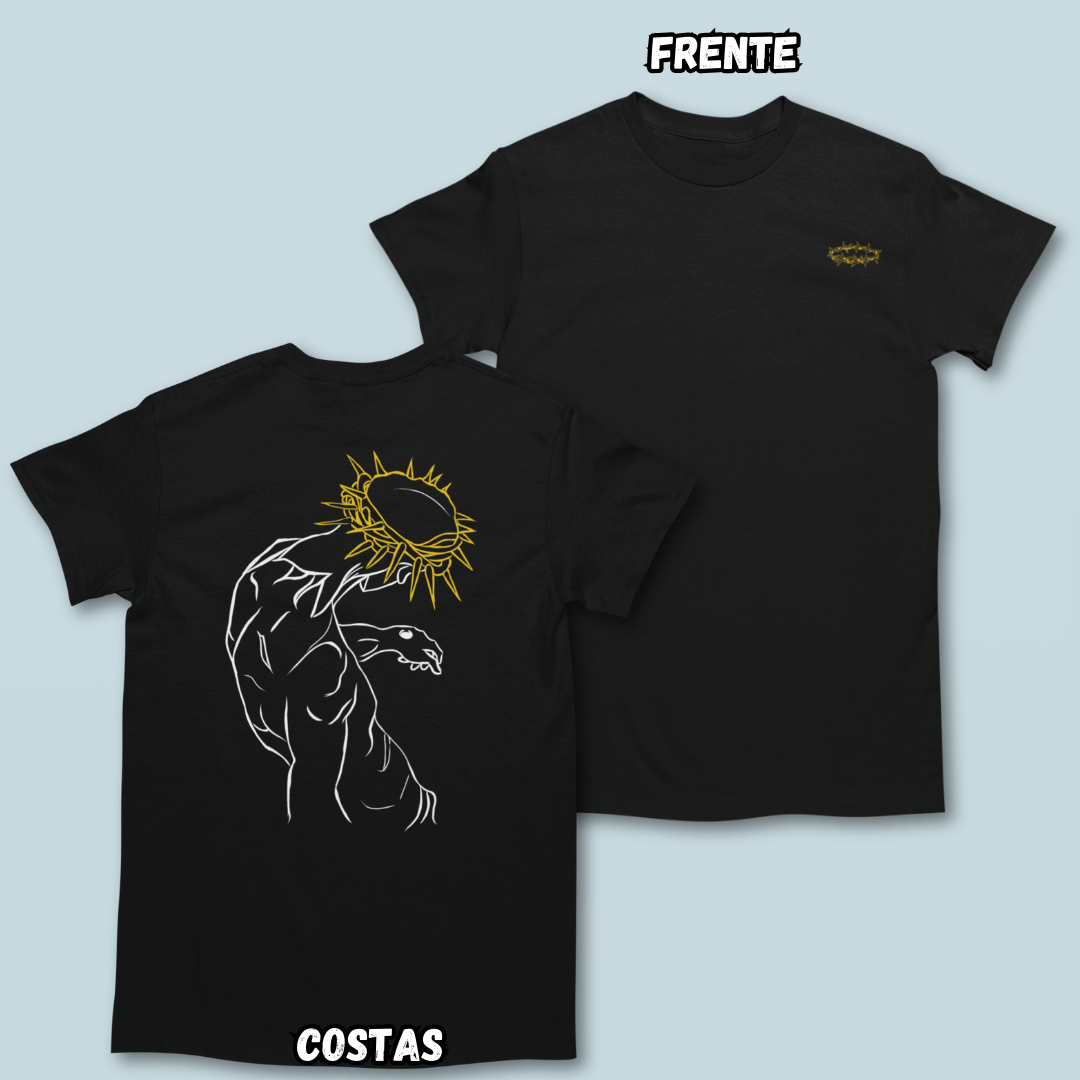 Nome do produto: Camiseta Proshine Alfa Minimalista Frente Costas