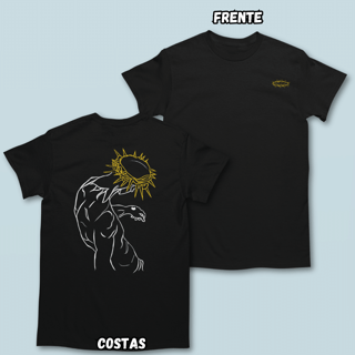 Camiseta Proshine Alfa Minimalista Frente Costas