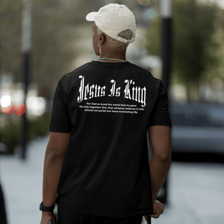 Nome do produtoCamiseta Proshine Jesus Is King Frente Costas