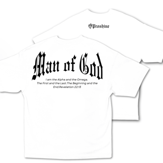 Camiseta Proshine Man Of God Frente Costas