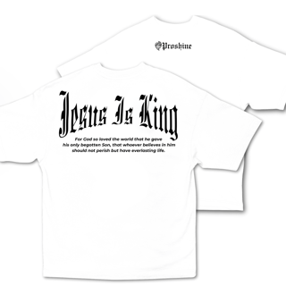 Nome do produtoCamiseta Proshine Jesus Is King Frente Costas