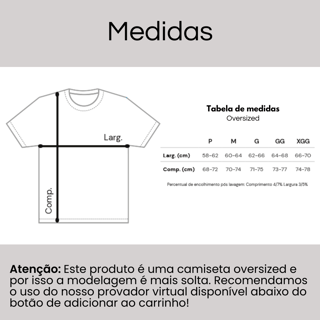 Nome do produto Walkin On Water - Oversized