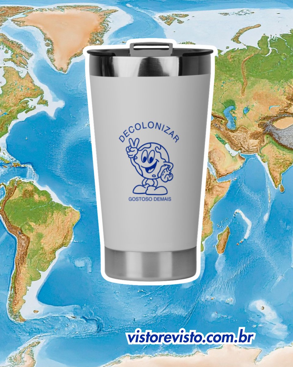Nome do produto: copo térmico DECOLONIZAR gostoso demais