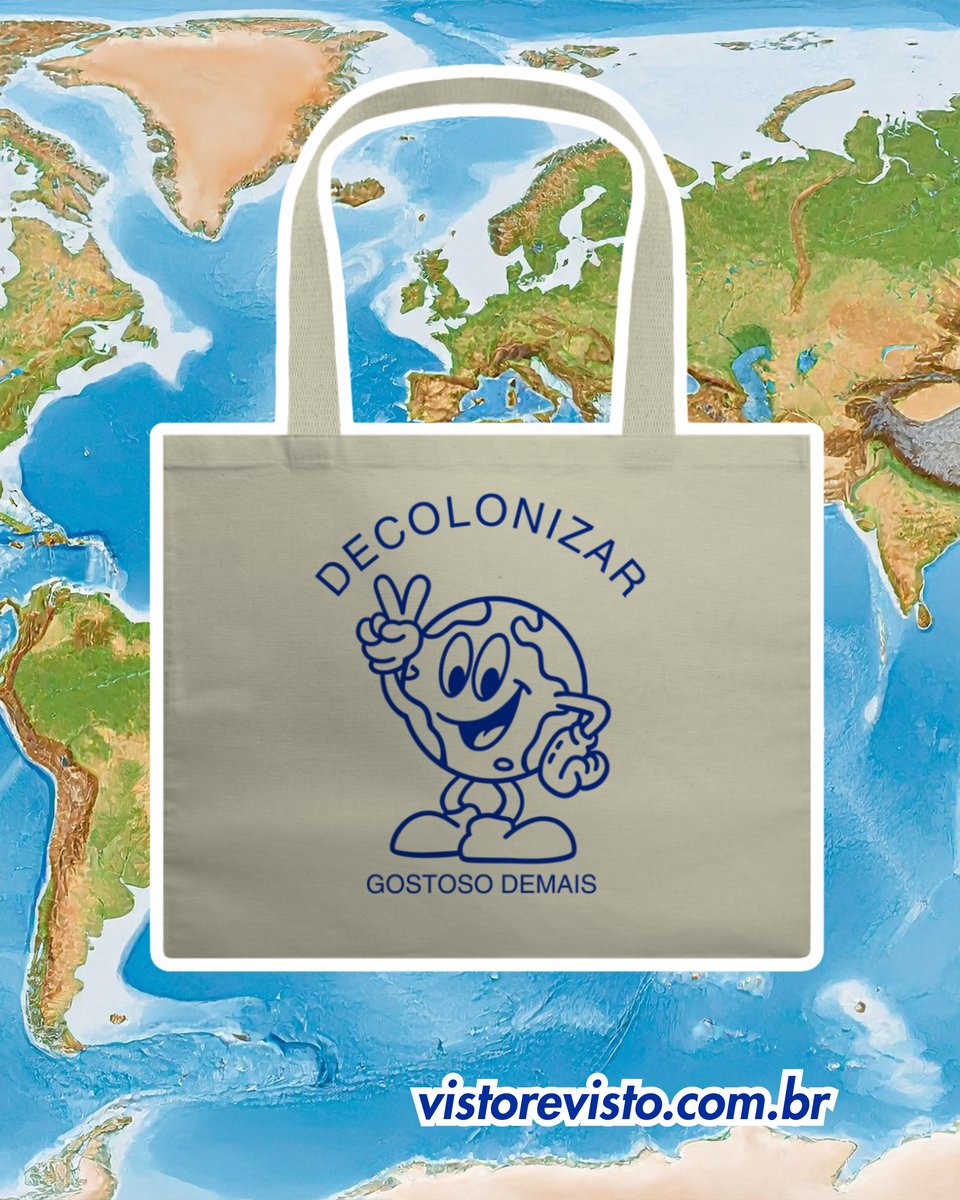 Nome do produto: ecobag DECOLONIZAR gostoso demais